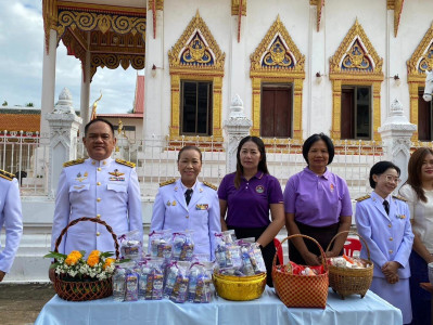 ร่วมพิธีทำบุญตักบาตรถวายพระราชกุศล ... พารามิเตอร์รูปภาพ 1